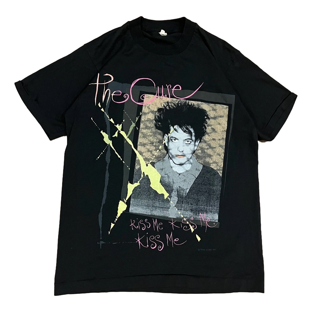 Vintage The Cure 1987 Kissing Tour Shirt Single Stitch Band Grunge Medium